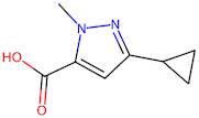 3-Cyclopropyl-1-methyl-1H-pyrazole-5-carboxylic acid