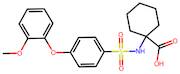 1-((4-(2-Methoxyphenoxy)phenyl)sulfonamido)cyclohexane-1-carboxylic acid