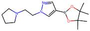 1-(2-(Pyrrolidin-1-yl)ethyl)-4-(4,4,5,5-tetramethyl-1,3,2-dioxaborolan-2-yl)-1H-pyrazole