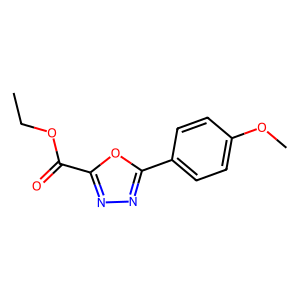 Ethyl 5-(4-methoxyphenyl)-1,3,4-oxadiazole-2-carboxylate