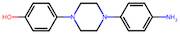 1-(4-Aminophenyl)-4-(4-hydroxyphenyl)piperazine