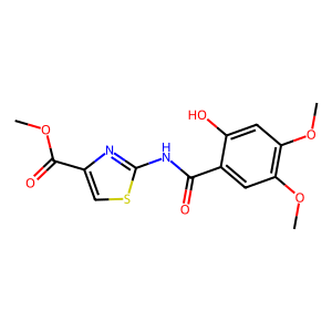 Methyl 2-(2-hydroxy-4,5-dimethoxybenzamido)thiazole-4-carboxylate