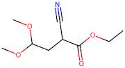 Ethyl 2-cyano-4,4-dimethoxybutanoate