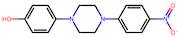 4-(4-(4-Nitrophenyl)piperazin-1-yl)phenol