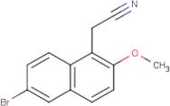 (6-Bromo-2-methoxynaphth-1-yl)acetonitrile