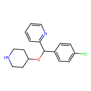 2-[(4-Chlorophenyl)(4-piperidinyloxy)methyl]pyridine