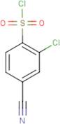 2-Chloro-4-cyanobenzenesulphonyl chloride