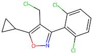 4-(Chloromethyl)-5-cyclopropyl-3-(2,6-dichlorophenyl)-1,2-oxazole