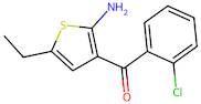 (2-Amino-5-ethylthiophen-3-yl)-(2-chlorophenyl)methanone