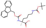 (S)-2-((((9H-Fluoren-9-yl)methoxy)carbonyl)amino)-6-((tert-butoxycarbonyl)amino)-2-methylhexanoic …