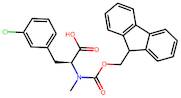 (S)-2-((((9H-Fluoren-9-yl)methoxy)carbonyl)(methyl)amino)-3-(3-chlorophenyl)propanoic acid