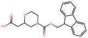 2-[4-(9H-fluoren-9-ylmethoxycarbonyl)morpholin-2-yl]acetic acid