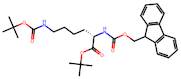 (S)-tert-Butyl 2-((((9H-fluoren-9-yl)methoxy)carbonyl)amino)-6-((tert-butoxycarbonyl)amino)hexanoa…