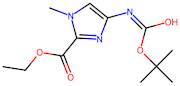 Ethyl 4-((tert-butoxycarbonyl)amino)-1-methyl-1H-imidazole-2-carboxylate