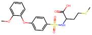 2-[[4-(2-Methoxyphenoxy)phenyl]sulfonylamino]-4-methylsulfanylbutanoic acid