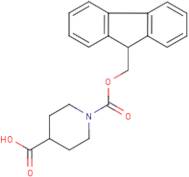 1-[(9H-Fluoren-9-ylmethoxy)carbonyl]piperidine-4-carboxylic acid