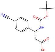 (R)-3-((tert-Butoxycarbonyl)amino)-3-(4-cyanophenyl)propanoic acid