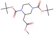 di-tert-Butyl 2-(2-methoxy-2-oxoethyl)piperazine-1,4-dicarboxylate