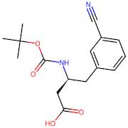 (S)-3-((tert-Butoxycarbonyl)amino)-4-(3-cyanophenyl)butanoic acid