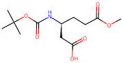 (S)-3-((tert-Butoxycarbonyl)amino)-6-methoxy-6-oxohexanoic acid