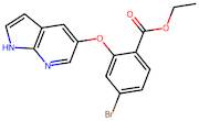 Ethyl 4-bromo-2-{1H-pyrrolo[2,3-b]pyridin-5-yloxy}benzoate