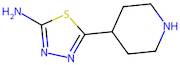 5-(Piperidin-4-yl)-1,3,4-thiadiazol-2-amine