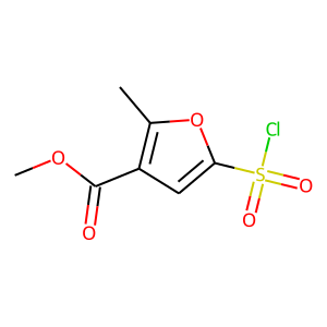 Methyl 5-(chlorosulphonyl)-2-methyl-3-furoate