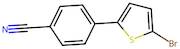 4-(5-Bromothiophen-2-yl)benzonitrile