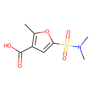 5-(N,N-Dimethylsulphamoyl)-2-methyl-3-furoic acid