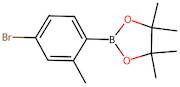 2-(4-Bromo-2-methylphenyl)-4,4,5,5-tetramethyl-1,3,2-dioxaborolane