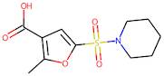 2-Methyl-5-(piperidin-1-ylsulphonyl)-3-furoic acid