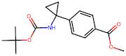 Methyl 4-(1-((tert-butoxycarbonyl)amino)cyclopropyl)benzoate