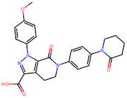 1-(4-Methoxyphenyl)-7-oxo-6-(4-(2-oxopiperidin-1-yl)phenyl)-4,5,6,7-tetrahydro-1H-pyrazolo[3,4-c...