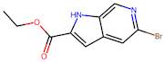 Ethyl 5-bromo-1H-pyrrolo-[2,3-c]-pyridine-2-carboxylate