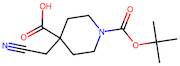 1-(tert-Butoxycarbonyl)-4-(cyanomethyl)piperidine-4-carboxylic acid