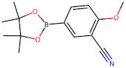 2-Methoxy-5-(4,4,5,5-tetramethyl-1,3,2-dioxaborolan-2-yl)benzonitrile