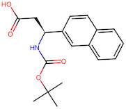 (S)-3-((tert-Butoxycarbonyl)amino)-3-(naphthalen-2-yl)propanoic acid