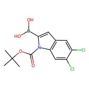 (1-(tert-Butoxycarbonyl)-5,6-dichloro-1H-indol-2-yl)boronic acid