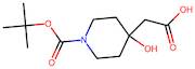 2-(1-(tert-Butoxycarbonyl)-4-hydroxypiperidin-4-yl)acetic acid