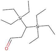 3,3-Bis(triethylsilyl)propanal