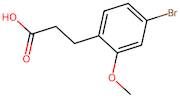 3-(4-Bromo-2-methoxyphenyl)propanoic acid