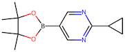 2-Cyclopropyl-5-(4,4,5,5-tetramethyl-1,3,2-dioxaborolan-2-yl)pyrimidine