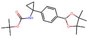 tert-Butyl (1-(4-(4,4,5,5-tetramethyl-1,3,2-dioxaborolan-2-yl)phenyl)cyclopropyl)carbamate