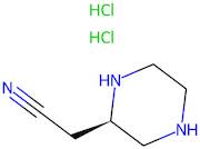 2-[(2R)-Piperazin-2-yl]acetonitrile dihydrochloride