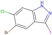 5-Bromo-6-chloro-3-iodo-1H-indazole