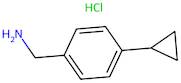 (4-Cyclopropylphenyl)methanamine hydrochloride