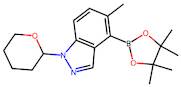 5-Methyl-1-(oxan-2-yl)-4-(4,4,5,5-tetramethyl-1,3,2-dioxaborolan-2-yl)-1H-indazole