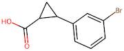 2-(3-Bromophenyl)cyclopropane-1-carboxylic acid