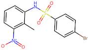 4-Bromo-N-(2-methyl-3-nitrophenyl)benzenesulfonamide