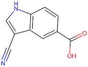 3-Cyano-1H-indole-5-carboxylic acid